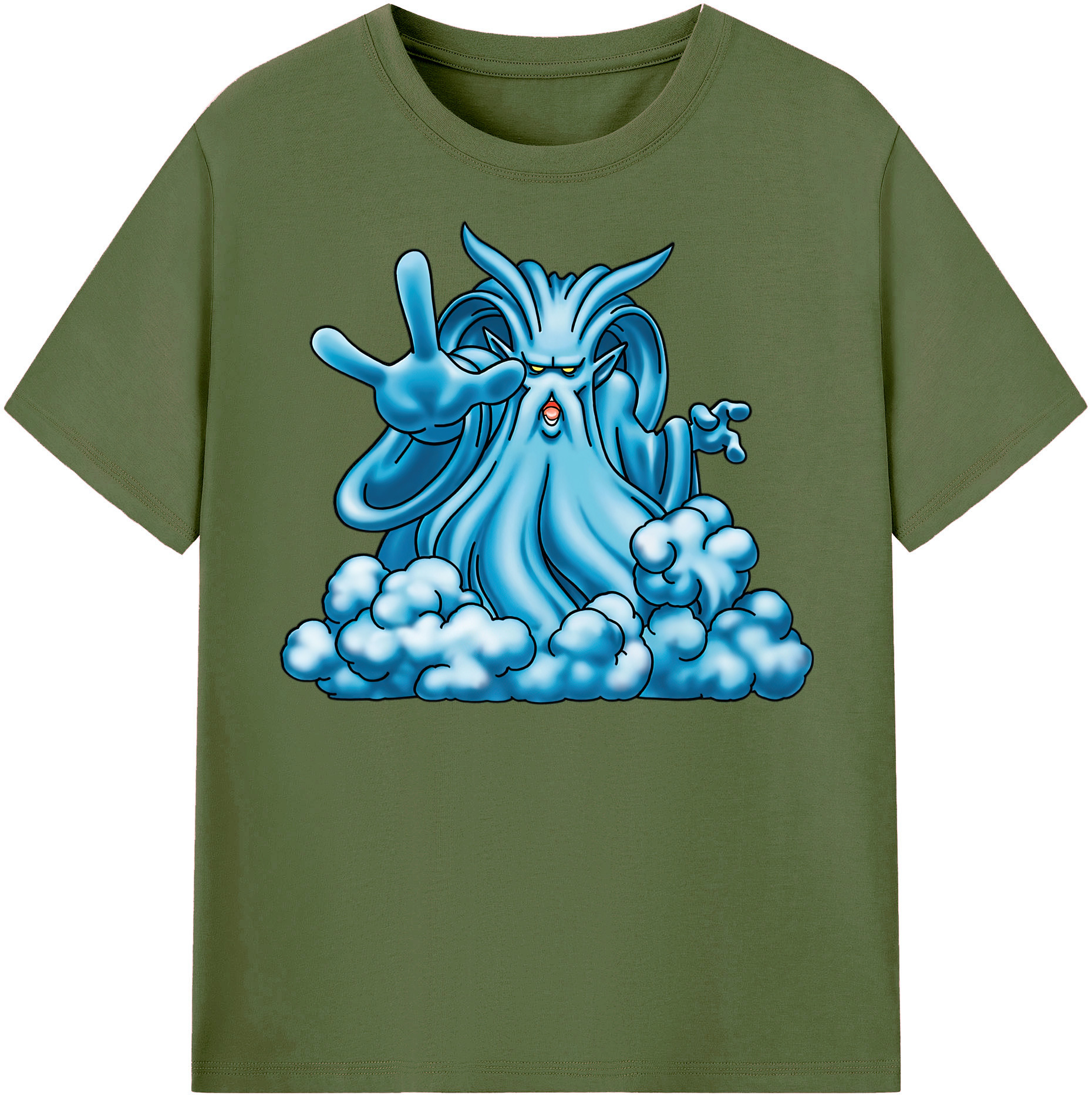 （画像用） ドラゴンクエスト Doragon Kuesuto Dragon Quest 綿100％半袖Tシャツ（フロントプリント）